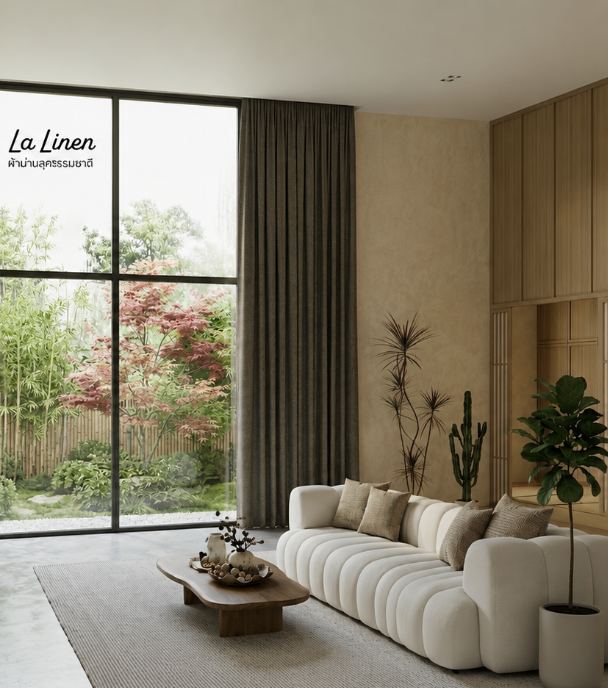 La Linen ผ้าม่านลุคธรรมชาติ